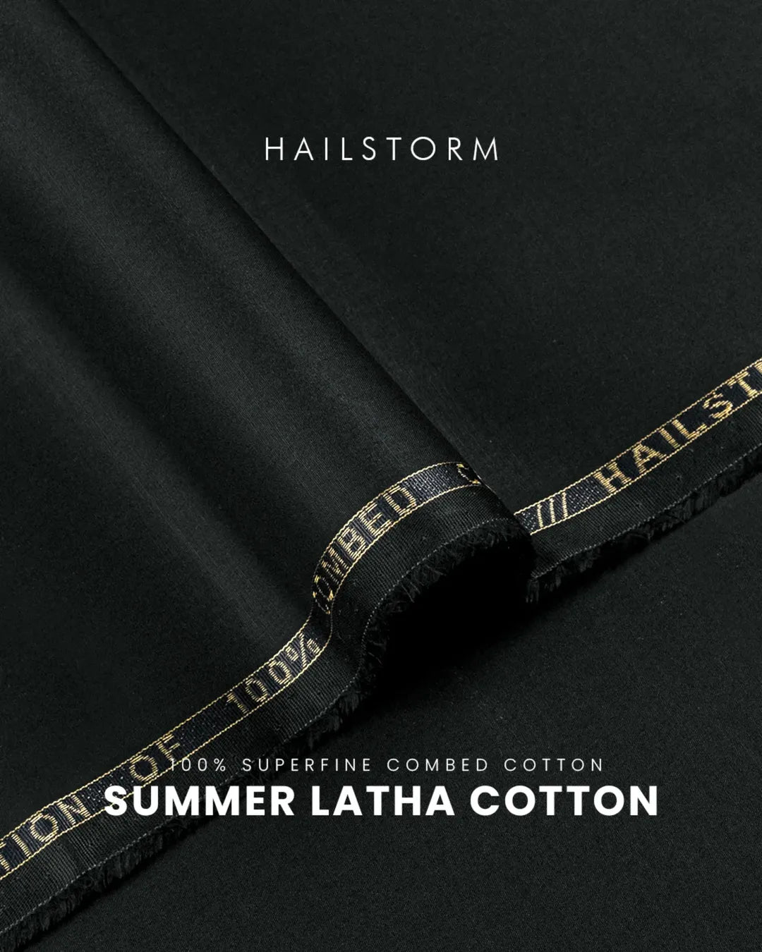 Latha Cotton - Black