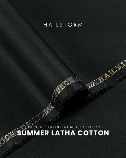 Latha Cotton - Black