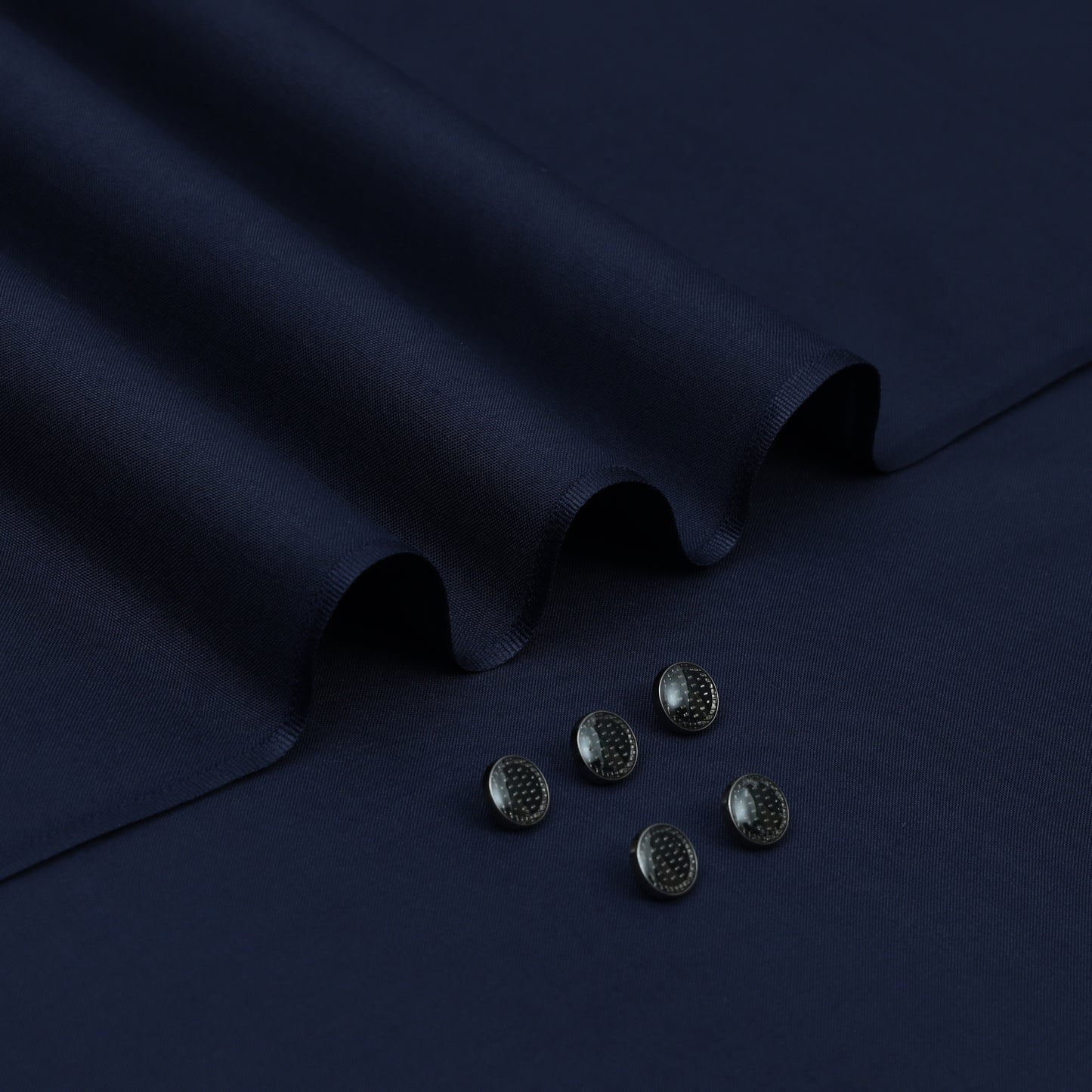 Navy Blue - Blended Wash&Wear